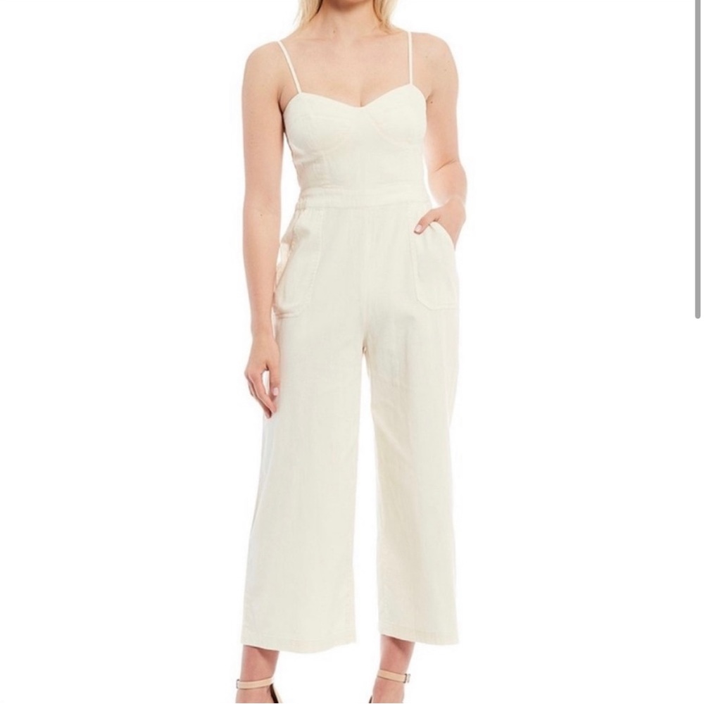 Chelsea & Violet Cream Jumpsuit
